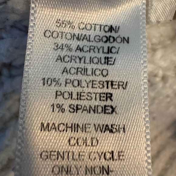 LOFT Chic Cream Women's Turtleneck Sweater US M - Picture 5 of 8